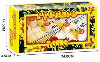 Russian PYCCKOE Bingo Game   ITEM NO.： W024391