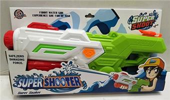 Solid color pressure water gun (2-color mixed)   ITEM NO.： W026585