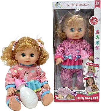 14 inch blinked double ponytail girl doll (with 12 sound IC water and urine bottle)   ITEM NO.： W040018