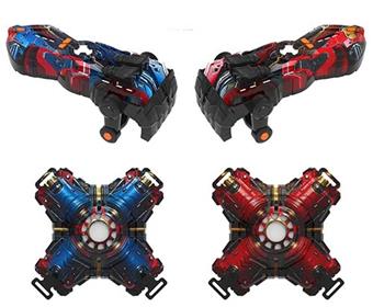 Two sets of robotic arm shields (long gun blue and red)   ITEM NO.： W028770