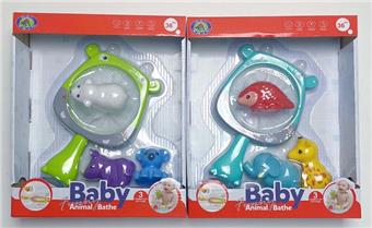 Bathroom Hippopotamus Net Fishing Animal 2 Mixed 4 (PCS)   ITEM NO.： W035259