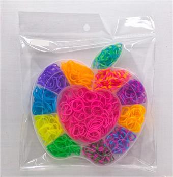 Apple DIY woven rubber band   ITEM NO.： W037546