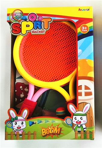 Pink yellow tennis racket, sports outdoor   ITEM NO.： W037738