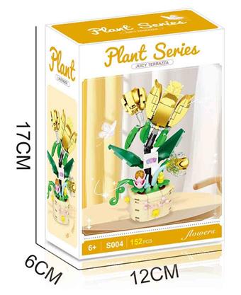 Building block juice balcony 152PCS   ITEM NO.： W032948