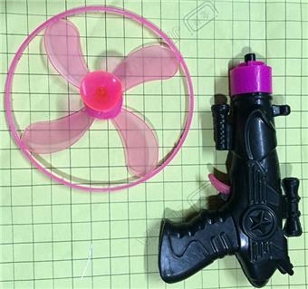 Suction cup rotating gun   ITEM NO.： W028075
