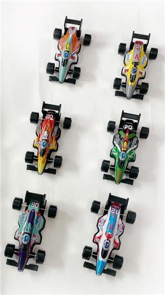 9cm small wheel equation return iron sheet car (3PCS)   ITEM NO.： W031655