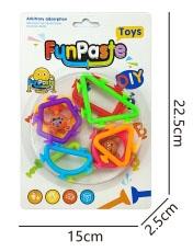 Geometry - Small Size+Random Insertion Pen Doll 10 PCS Paste Fun   ITEM NO.： W032903