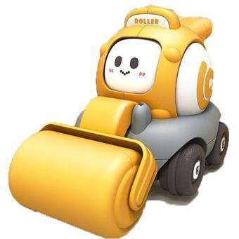 Puzzle engineering car, toy car, whistle cartoon children's toy, baby inertia, rebound, fun car, boys and girls   ITEM NO.： W023483