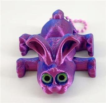 6CM White Rabbit Keychain Chain Ring   ITEM NO.： W025125