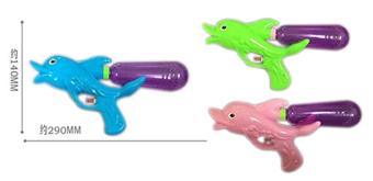 (GCC) Transparent Dolphin Water Gun   ITEM NO.： W026673