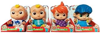14 inch vinyl cocomelon super baby with theme music, 4 different theme music and Christmas music mixed together   ITEM NO.： W033697