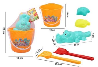 Crocodile beach bucket set   ITEM NO.： W022327