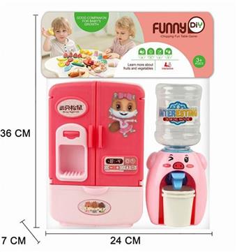 Refrigerator+water dispenser   ITEM NO.： W019853