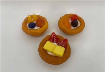 Simulated fruit egg tart refrigerator sticker   ITEM NO.： W036495