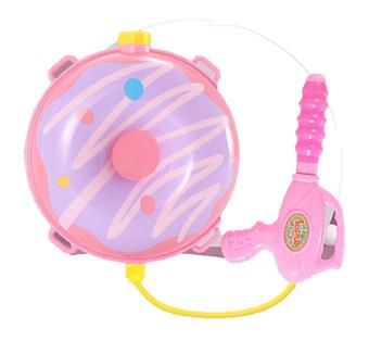 Purple Sweet Potato Doughnut Backpack Water Gun   ITEM NO.： W026758