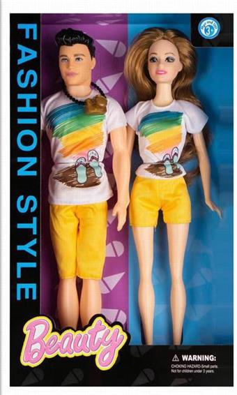 12 inch window box real male Barbie and 11.5-inch real Barbie couple parent-child assembly camera   ITEM NO.： W028271