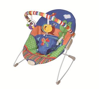 Baby electric vibrating music rocking chair with a load-bearing capacity of 24lbs/11kg, age standard 0+   ITEM NO.： W019472