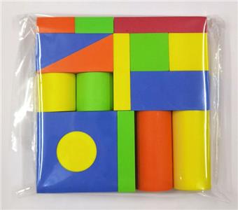 16pcs bagged EVA building blocks   ITEM NO.： W032608