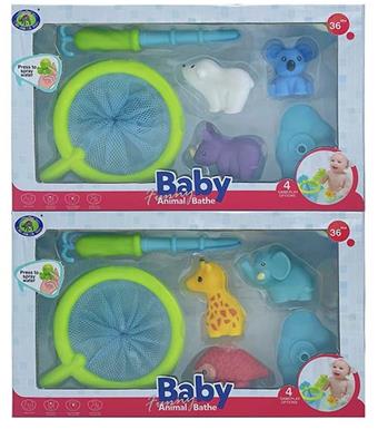 Bathroom Toy Animal 2 Mixed (6PCS)   ITEM NO.： W035093