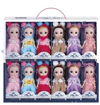 6-inch Joint Sweater Doll 12pcs Display Box (Whole Box Price)   ITEM NO.： W034545