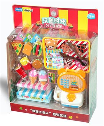 Hamburger Bear Cashier Play Home   ITEM NO.： W034819