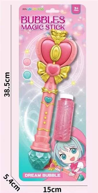 Magic wand bubble machine   ITEM NO.： W034519