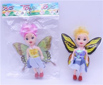 3-inch doll with wings (multiple wings randomly mixed)   ITEM NO.： W030201
