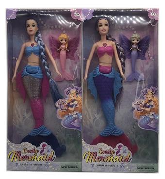 New 14 inch long braid size mermaid two mixed models   ITEM NO.： W033770