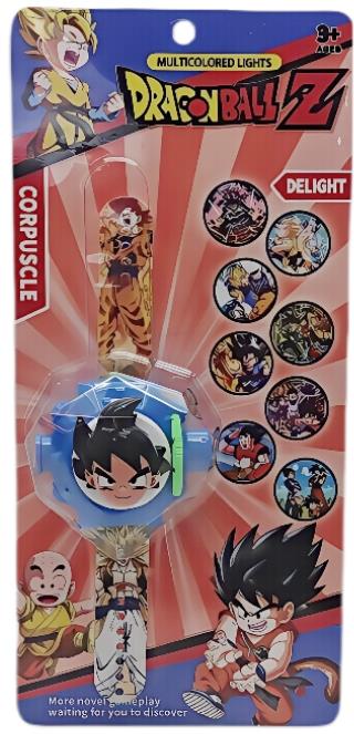 Dragon Ball 3D Head Projection Flip Watch (Wheel 8 Projection)   ITEM NO.： W027944