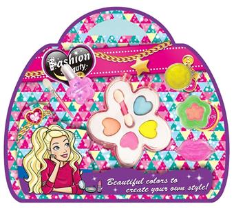 Little Plum Blossom Cosmetics Combination Family Makeup Box Children's Ice Cream Makeup Box Girls' Dressing Play Lip Color eye shadow   ITEM NO.： W039651