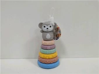Vinyl Soft Glue Stacking Fun Toys with Bitable Building Blocks, Puzzle Education Toys, 6+Animal Set   ITEM NO.： W023030