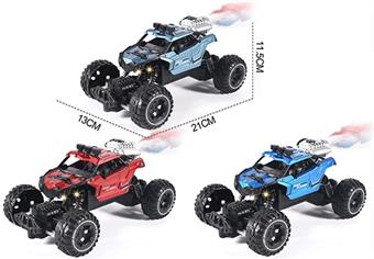 1: 18 alloy five way climbing car with spray (excluding electricity)   ITEM NO.： W025704