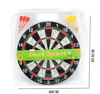 15 inch flocking dart board set   ITEM NO.： W018635