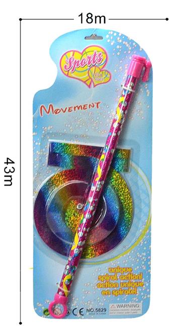Spiral gymnastics ribbon   ITEM NO.： W034098