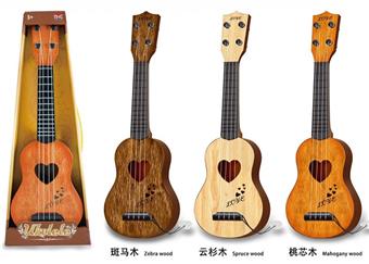 Peach Heart Four String Guitar   ITEM NO.： W035841