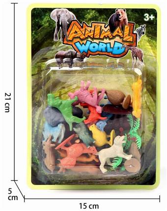 8 types of poultry+8 types of dogs+4 accessories - PVC pack   ITEM NO.： W020923