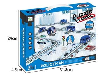 Puzzle DIY on chain versatile police puzzle track   ITEM NO.： W036313