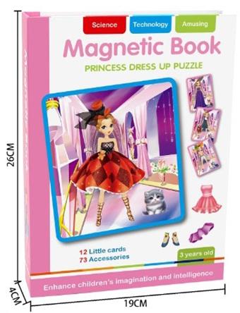 Magnetic Puzzle/Princess Dress up (Craft Box)   ITEM NO.： W023364