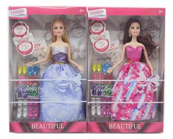 New high-end 11.5-inch solid body fashionable Barbie set with shoe rack   ITEM NO.： W033307