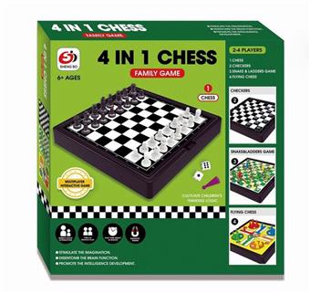 Four in One Chessboard (GCC)   ITEM NO.： W039486