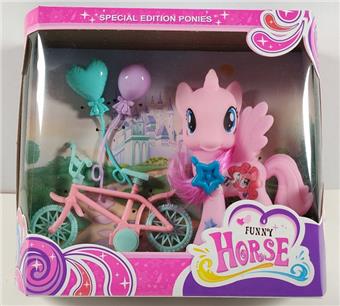 Elf Pegasus with Bicycle and Balloon   ITEM NO.： W027837