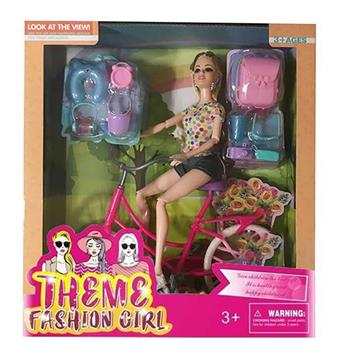 New 11.5-inch physical explosive bike fashion Barbie with accessories   ITEM NO.： W033378