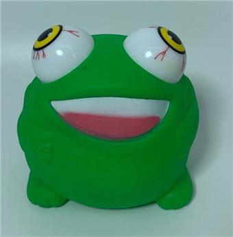 Eye popping squeezing decompression frog   ITEM NO.： W036698