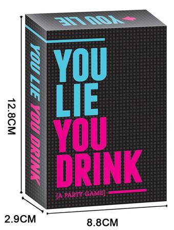 English YOULIEYOUDRINK card game   ITEM NO.： W024398