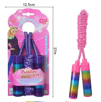 Jump rope stickers with colorful laser dots   ITEM NO.： W034124