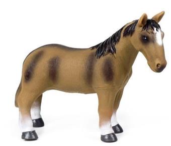 Medium sized simulation environmental protection rubber filled cotton brown horse (without IC) (hang card+bag)   ITEM NO.： W020942