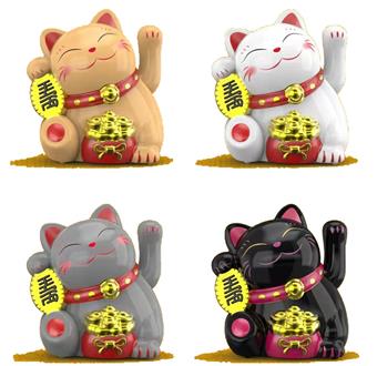 Solar powered Wealth Cat   ITEM NO.： W018722