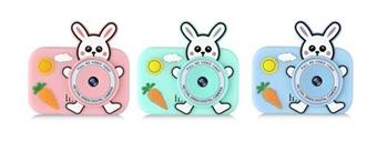 Y8 Rabbit Pu Qing Dual Camera Silicone Shell Children's Camera Simulation Cartoon Digital Camera DSLR Pu Qing TN Screen 2.0-inch Dual Camera 300000 Pixel (including built-in lithium battery)   ITEM NO.： W029192