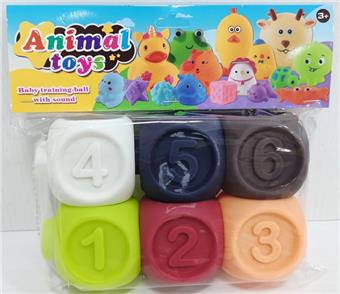 6-piece digital block card head bag   ITEM NO.： W022911