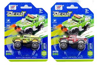 1: 64 alloy off-road vehicle rebound (1 set)   ITEM NO.： W031104
